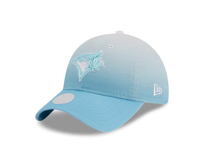 Women's Toronto Blue Jays Light Blue Ombre 9Twenty Adjustable New Era Hat - Pro League Sports Collectibles Inc.