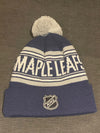 Youth Toronto Maple Leafs Royal Workmark 2.0 Cuffed Knit Hat with Pom - Pro League Sports Collectibles Inc.