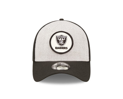 Las Vegas Raiders New Era 2022 Sideline 39THIRTY Historic Flex Hat - Heathered Gray/Black - Pro League Sports Collectibles Inc.