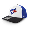 Women's Toronto Blue Jays 47 Brand Glimmer Captain Trucker Adjustable Snapback Hat - Pro League Sports Collectibles Inc.