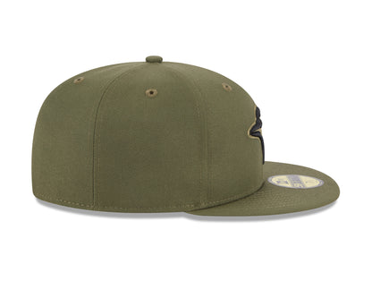 Toronto Blue Jays Camo Armed Forces 2023 On-Field New Era 59FIFTY Fitted Hat - Pro League Sports Collectibles Inc.