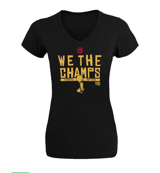 Women’s Toronto Raptors We The Champs Trophy 47 Brand T-Shirt - Pro League Sports Collectibles Inc.