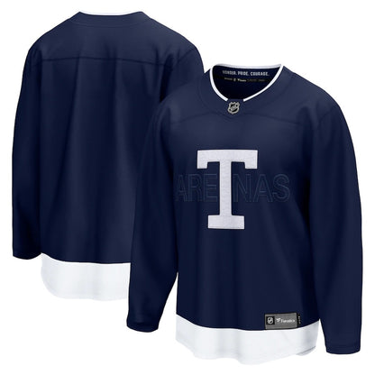 Toronto Maple Leafs 2022 NHL Heritage Classic - Fanatics Breakaway Blank Jersey - Pro League Sports Collectibles Inc.