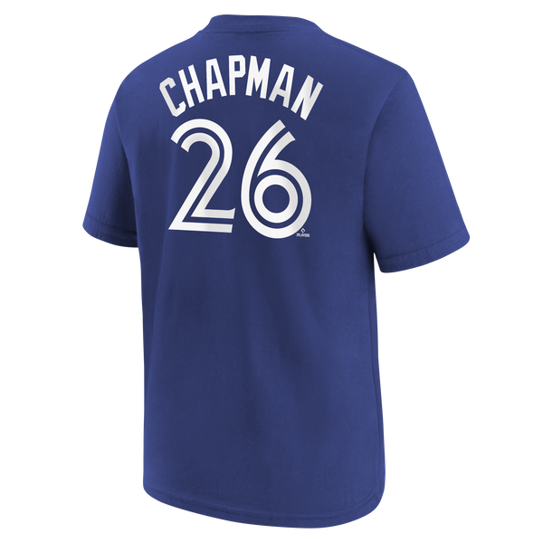 Toronto Blue Jays Matt Chapman Nike Powder Blue Player Name & Number Y –  Bleacher Bum Collectibles