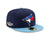 Toronto Blue Jays Alt 4 Official On-Field Post Season 2022 Playoffs New Era 59FIFTY Fitted Hat- Navy/Light Blue
