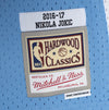 Nikola Jokic #15 Denver Nuggets Mitchell & Ness 2016-17 Hardwood Classic Swingman Jersey - Blue - Pro League Sports Collectibles Inc.