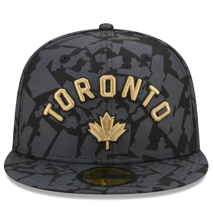 Toronto Raptors New Era Grey City Edition 22/23 59FIFTY - Fitted Hat - Pro League Sports Collectibles Inc.