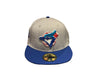 Toronto Blue Jays 1993 World Series Authentic Cooperstown Collection 59FIFTY Fitted Hat - Gray/Royal - Pro League Sports Collectibles Inc.