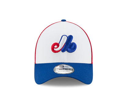 Montreal Expos New Era Cooperstown Collection Team Classic Game White / Royal - 39THIRTY Flex Hat - Pro League Sports Collectibles Inc.