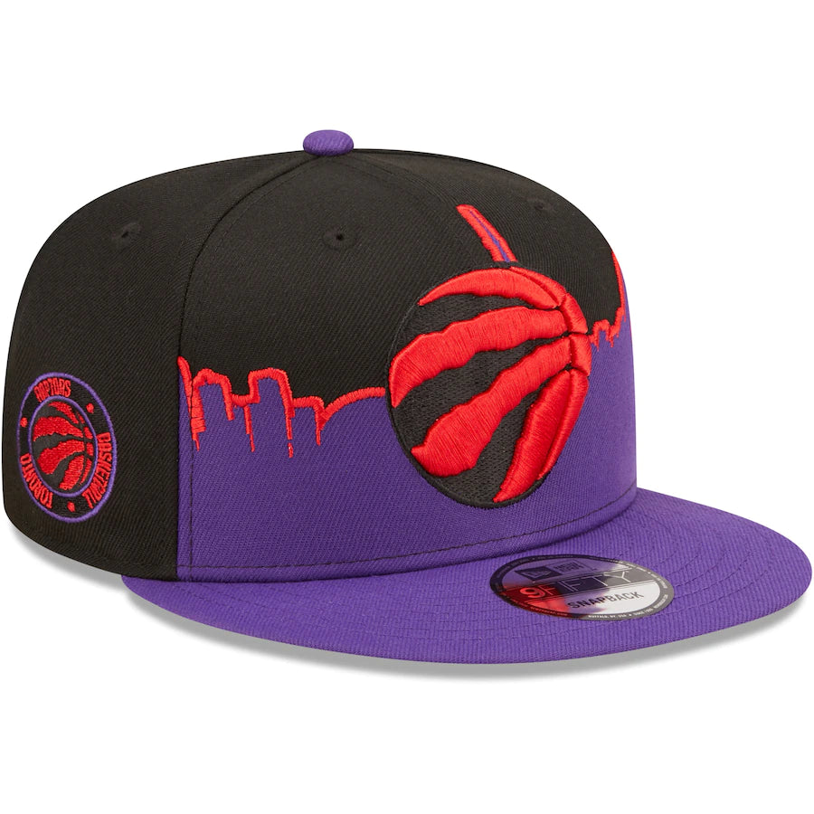 Toronto Raptors New Era Purple/Black 2022 Tip-Off 9FIFTY Snapback Hat - Pro League Sports Collectibles Inc.