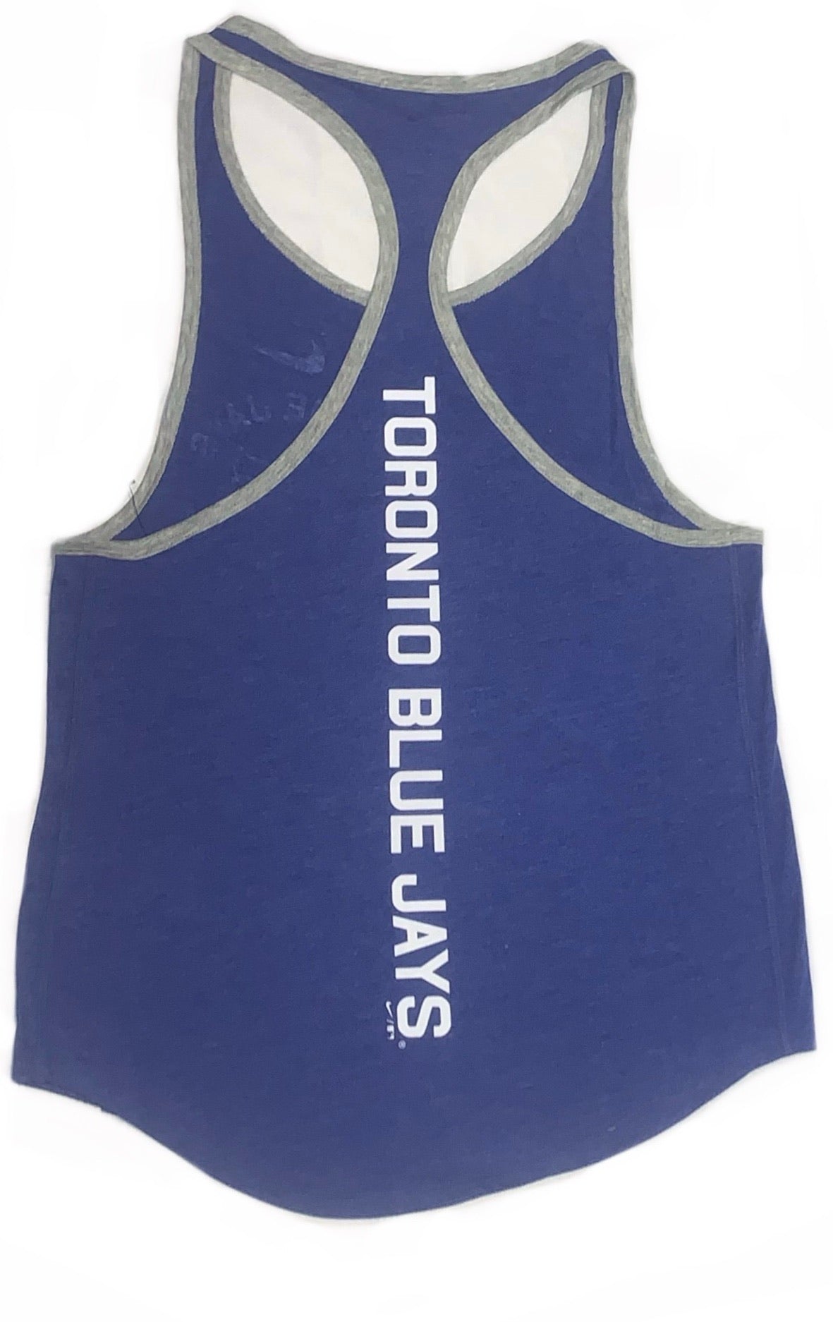 Women’s Toronto Blue Jays Nike Tri-Blend Racer Blue Tank Top - Pro League Sports Collectibles Inc.