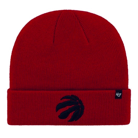 Toronto Raptors Red Raised Cuff Toque - Pro League Sports Collectibles Inc.