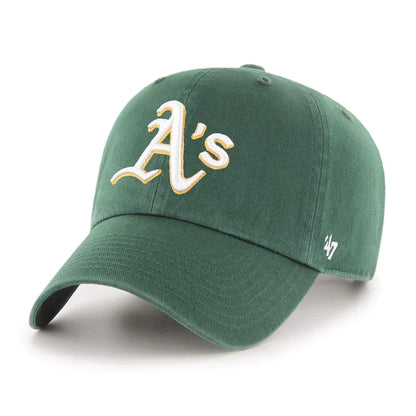 Oakland A's Green Clean Up '47 Brand Adjustable Hat - Pro League Sports Collectibles Inc.