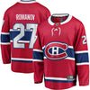Montreal Canadiens Alexander Romanov #27 Home Fanatics Breakaway Replica Jersey - Pro League Sports Collectibles Inc.