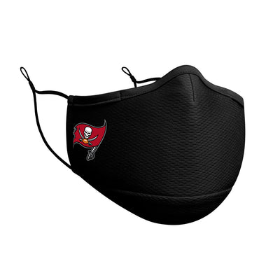 Tampa Bay Buccaneers New Era Black On-Field Face Cover Mask - Pro League Sports Collectibles Inc.