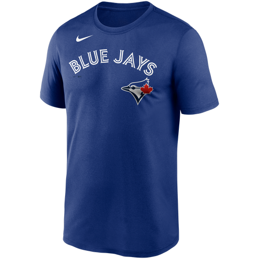 Toronto Blue Jays NIke Wordmark Legend Royal T-Shirt - Pro League Sports Collectibles Inc.