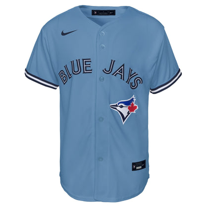 Child Toronto Blue Jays Guerrero Jr. #27 Nike Powder Blue Horizon Alternate Replica Team Jersey - Pro League Sports Collectibles Inc.