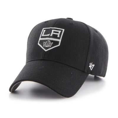 Los Angeles Kings Black 47 Brand MVP Basic Adjustable Hat - Pro League Sports Collectibles Inc.
