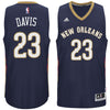 New Orleans Pelicans Anthony Davis Navy Road Adidas Swingman Jersey - Pro League Sports Collectibles Inc.