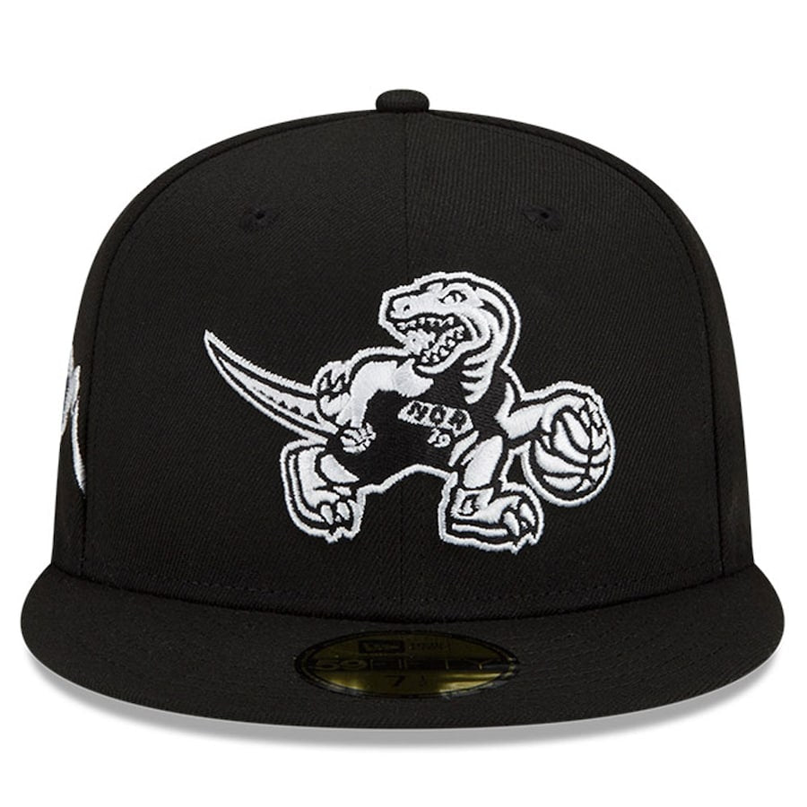 Toronto Raptors 21/2022 NBA City Series Dino Black/White 59FIFTY New Era - Fitted Hat - Pro League Sports Collectibles Inc.