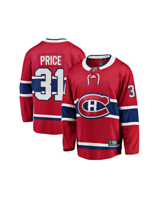 Montreal Canadiens Carey Price #31 Home Fanatics Breakaway Replica Jersey - Pro League Sports Collectibles Inc.