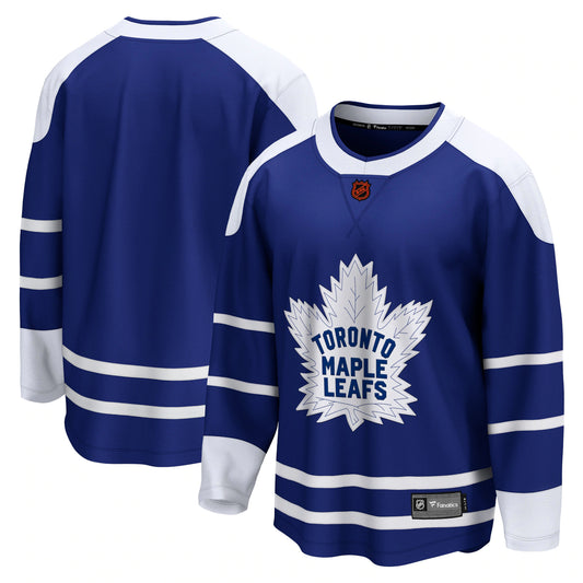 Toronto Maple Leafs Fanatics Branded - Retro Reverse Special Edition 2.0 Breakaway Blank Jersey - Royal - Pro League Sports Collectibles Inc.