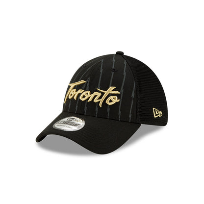 Earned Not Given Toronto Raptors 39Thirty Holiday Edition CS19 Black/Gold New Era FlexFit - Pro League Sports Collectibles Inc.