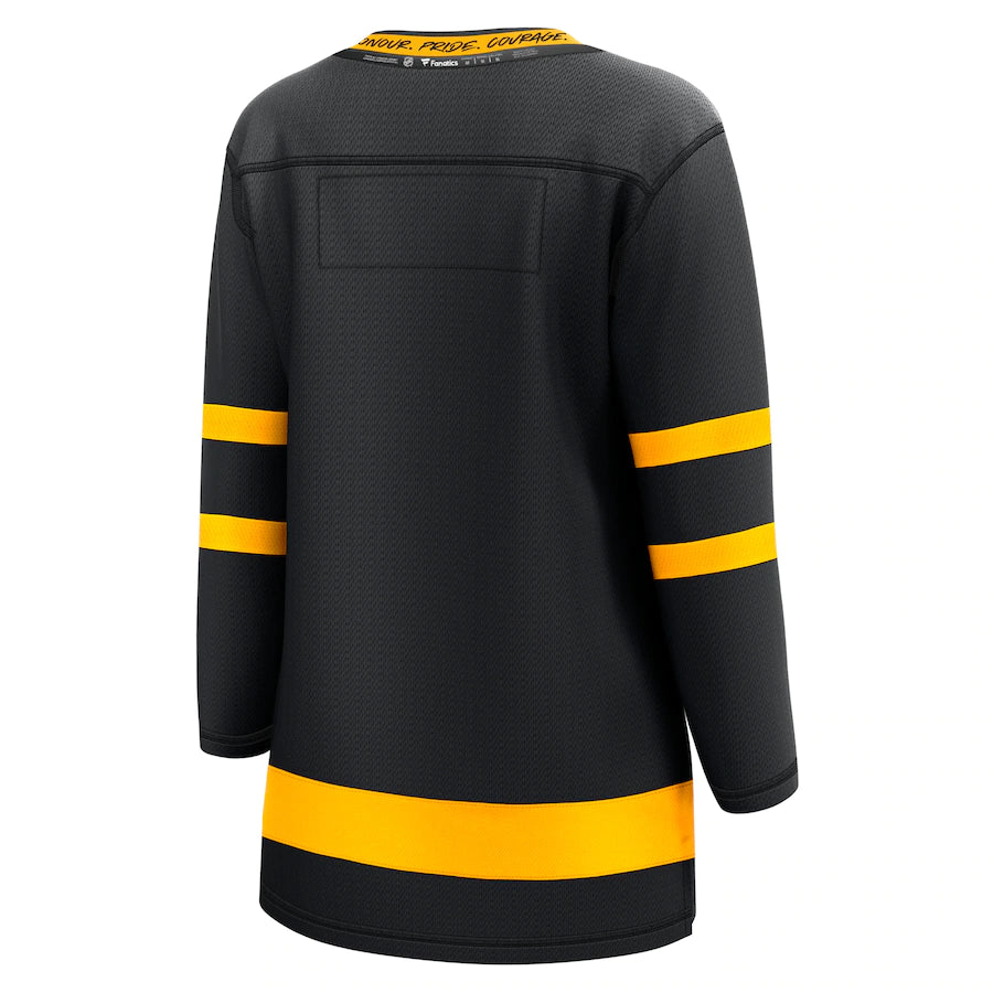 Fanatics Branded Black Toronto Maple Leafs Alternate Premier Breakaway Reversible Blank Jersey