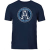 Toronto Argonauts CFL New Era Dri-Fit Crew Logo Navy T-Shirt - Pro League Sports Collectibles Inc.