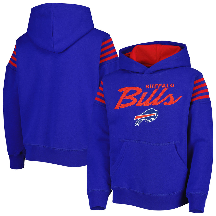 : Outerstuff Youth Josh Allen Royal Buffalo Bills Mainliner  Player Name & Number Fleece Pullover Hoodie : Sports & Outdoors