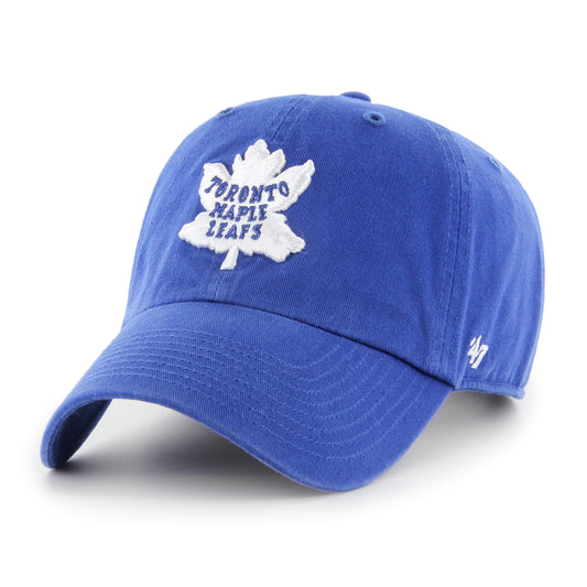 Toronto Maple Leafs Vintage Royal Clean Up '47 Brand Adjustable Hat - Pro League Sports Collectibles Inc.