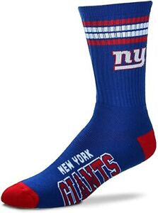 New York Giants- 4 Stripe Deuce Socks - Pro League Sports Collectibles Inc.