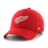 Detroit Red Wings Red 47 Brand MVP Basic Adjustable Hat - Pro League Sports Collectibles Inc.