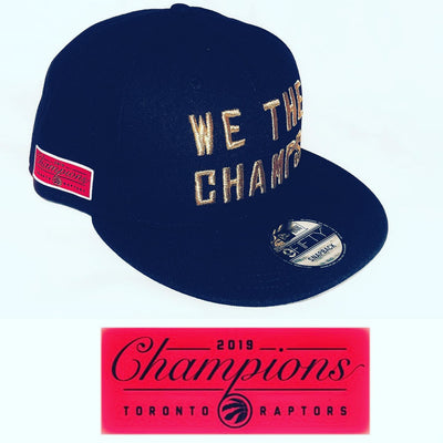 Toronto Raptors WE THE CHAMPS New Era Champions Side Patch Side Snapback - Pro League Sports Collectibles Inc.