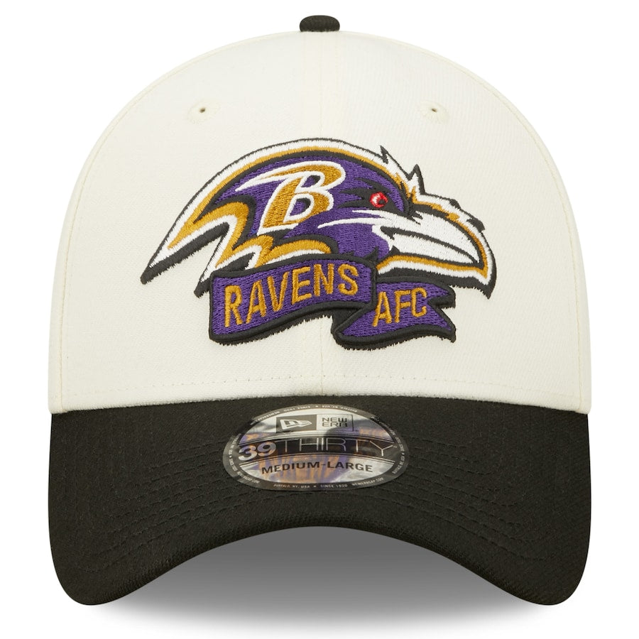 Baltimore Ravens 2021 NFL SIDELINE HOME Black Fitted Hat