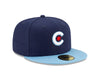 Chicago Cubs New Era Navy 2021 City Connect Authentic Collection On-Field 59FIFTY Fitted Hat - Pro League Sports Collectibles Inc.