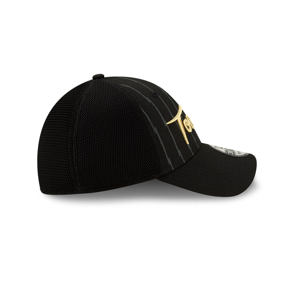 Earned Not Given Toronto Raptors 39Thirty Holiday Edition CS19 Black/Gold New Era FlexFit - Pro League Sports Collectibles Inc.