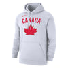 Team Canada Hockey Nike Heritage Club Fleece - Pullover Hoodie - White - Pro League Sports Collectibles Inc.