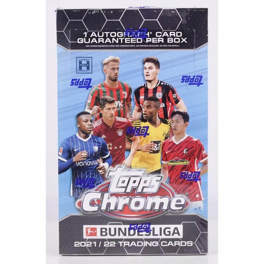 Topps Chrome Bundesliga Soccer 2021/22 Hobby Box - Pro League Sports Collectibles Inc.