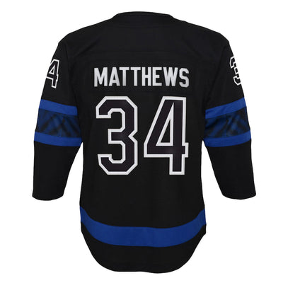 Toddler Toronto Maple Leafs Auston Matthews #34 Alternate Premier Reversible Jersey - Flip - Pro League Sports Collectibles Inc.
