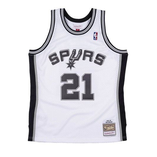 Tim Duncan #21 San Antonio Spurs Mitchell & Ness 1998-99 Hardwood Classic Swingman Jersey - Pro League Sports Collectibles Inc.