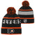 Youth Philadelphia Flyers Black Breakaway Cuffed Knit Hat with Pom