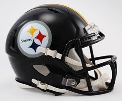 NFL Steelers Mini Speed Helmet - Pro League Sports Collectibles Inc.