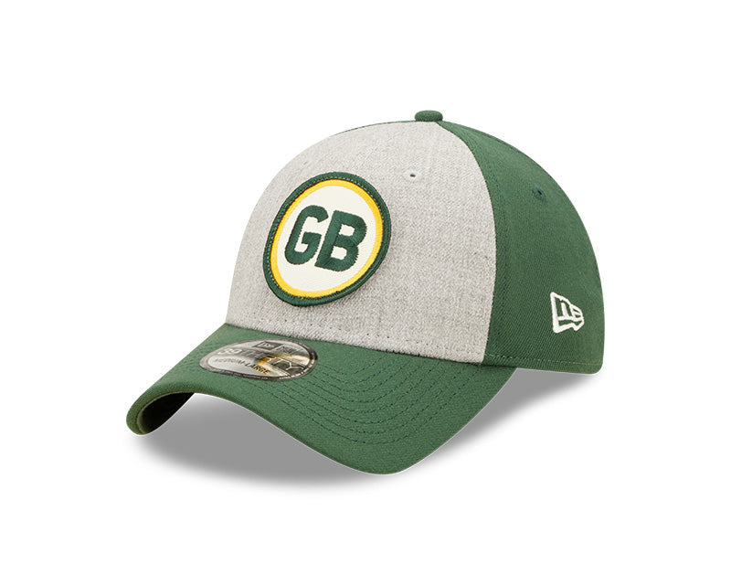 Green Bay Packers New Era 2022 Sideline 39THIRTY Historic Flex Hat - Heathered Gray/Green - Pro League Sports Collectibles Inc.