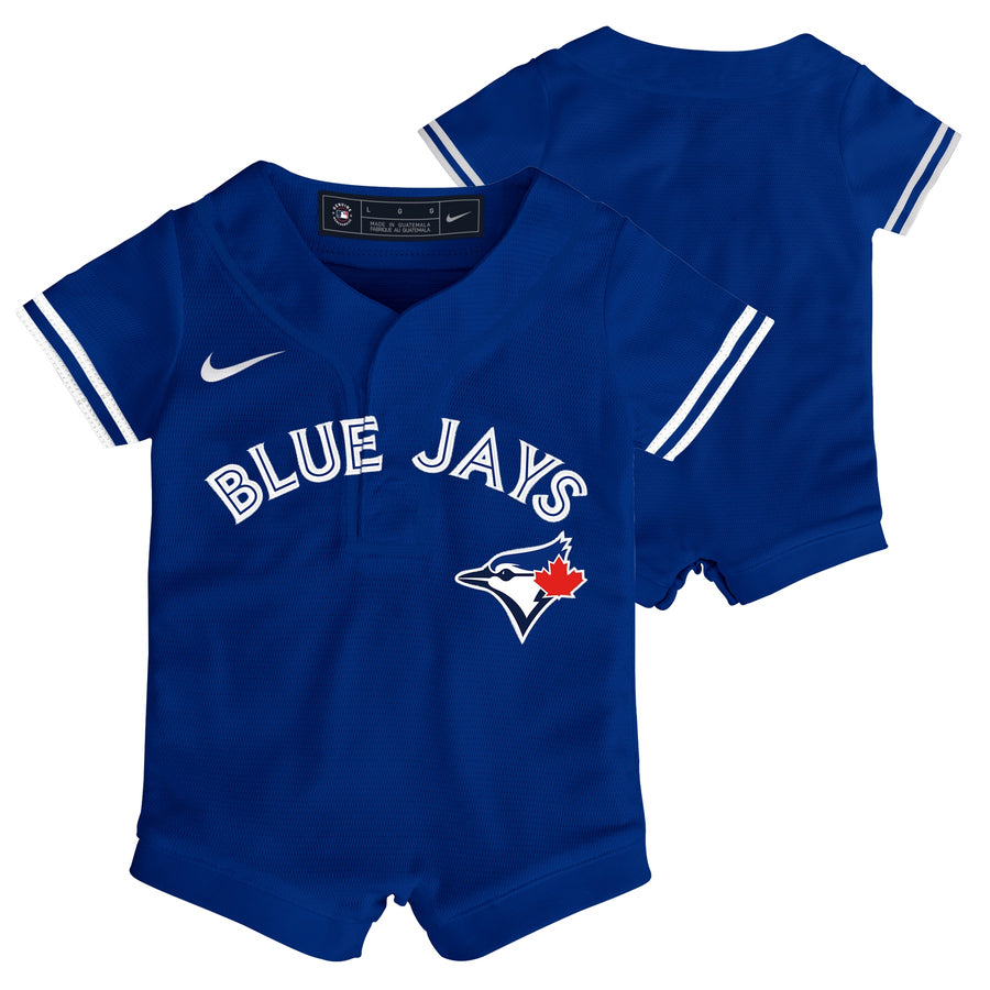 MLB Toronto Blue Jays Infant Boys' White Pinstripe 3pk Bodysuits - 0-3M