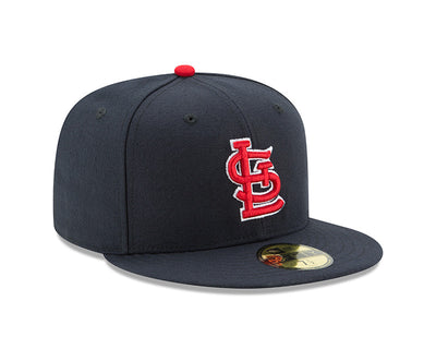 St. Louis Cardinals New Era Navy Authentic Collection On-Field Alternate 59FIFTY Fitted Hat - Pro League Sports Collectibles Inc.