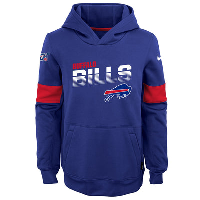 Youth Nike Royal Buffalo Bills On-Field Performance - Pullover Hoodie - Pro League Sports Collectibles Inc.