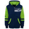 Youth Seattle Seahawks Full Zip Fleece Hoodie - Pro League Sports Collectibles Inc.