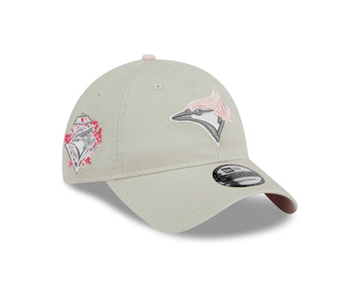 Toronto Blue Jays Mother's Day 2023 Gray/Pink 9Twenty Adjustable New Era Hat - Pro League Sports Collectibles Inc.