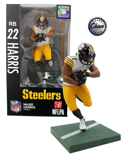 Najee Harris #22 Pittsburgh Steelers NFL Series 2 CHASE Import Dragon 6" Figure - Pro League Sports Collectibles Inc.